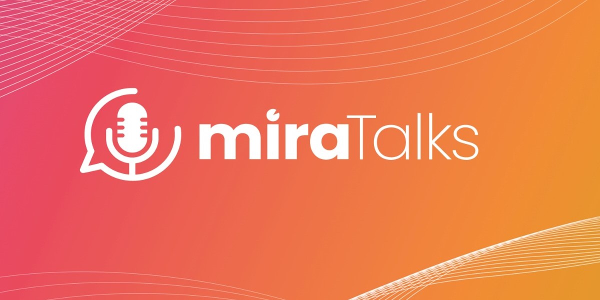 Logo do miratalks com fundo laranja 